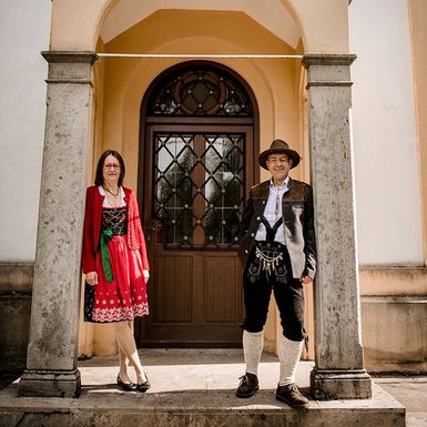 Brautpaar after wedding andechs